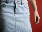 Daiktas balintas džinsinis sijonas
