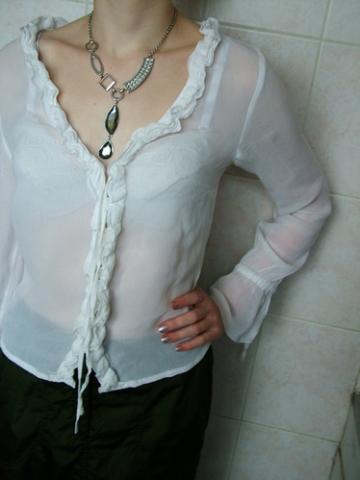 Daiktas Balta permatoma H&amp;M palaidinė, M-L