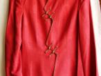 Daiktas Raudono šilko rytietiškas švarkas