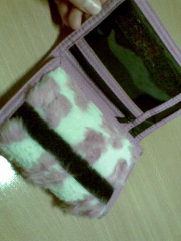 Daiktas pūkuota piniginė