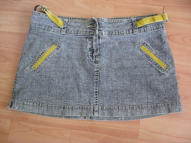 Daiktas dzinsinis mini sijonelis