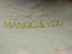 Daiktas MANGO firmos geltona/balta palaidinė