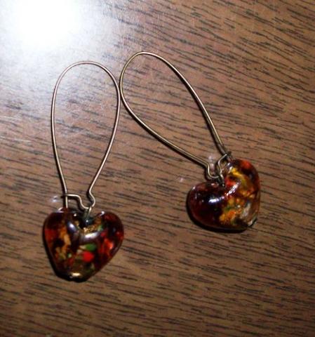 Daiktas Gintaro spalvos auskarai 