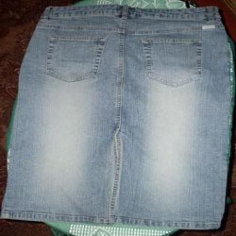 Daiktas m-o-t-o dzinsinis sijonas