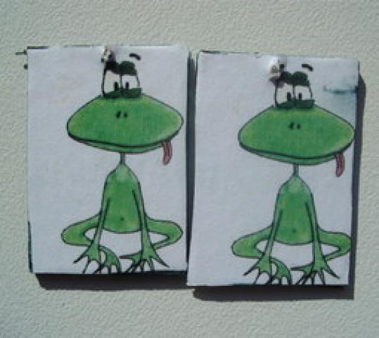 Daiktas auskarai varliukai