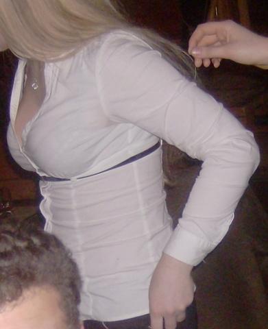 Daiktas Balti liemenuoti marskinukai