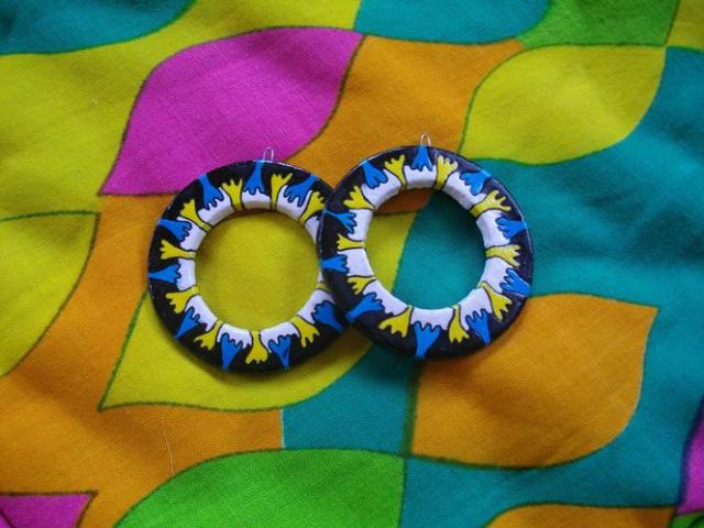 Daiktas raštuoti auskarai