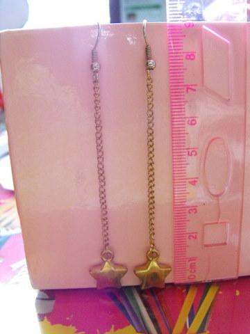 Daiktas Ilgi auskarai su žvaigždutėmis