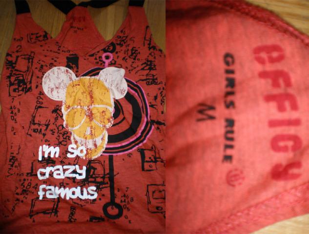 Daiktas Effigy maikutė 'i'm so crazy famous'