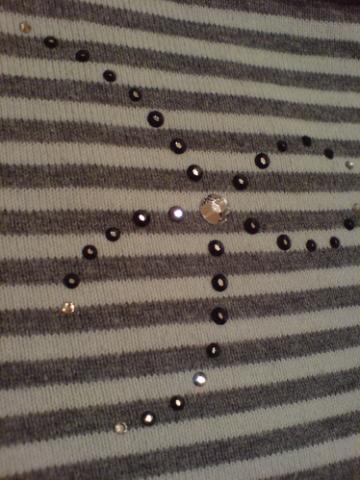 Daiktas Dryžuota Zara palaidinė su Swarovski kristalais