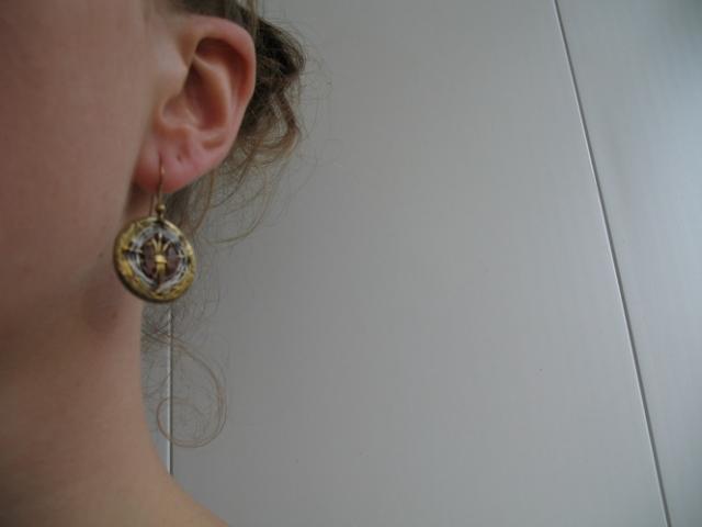 Daiktas auskarai is mazosios indijos