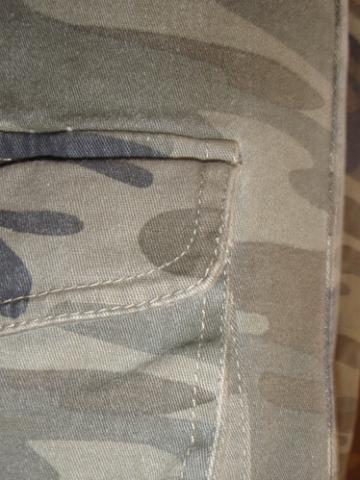 Daiktas kareiviskos medziagos kelnes 