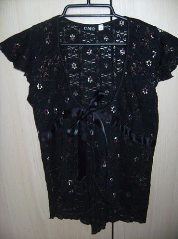 Daiktas  Moteriška palaidinė, šilkiniu kaspinėliu