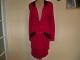 Pusvilnonis raudonos spalvos trikotažinis  kostiumėlis S,S/M Vilnius - parduoda, keičia (1)