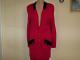Pusvilnonis raudonos spalvos trikotažinis  kostiumėlis S,S/M Vilnius - parduoda, keičia (4)