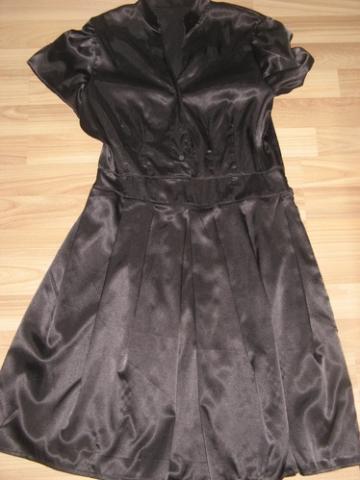 Daiktas juoda puosni suknute s d.