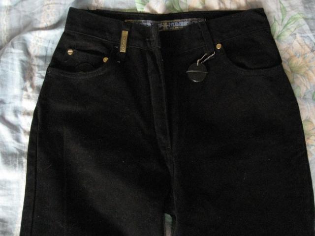 Daiktas Juodos, naujos, oldschool, džinsinės, siaurėjančios kelnės, S