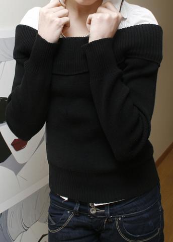 Daiktas juodas megztukas