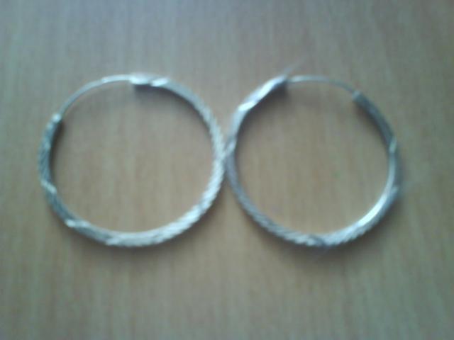 Daiktas sidabriniai auskarai