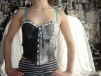 Daiktas pilkas korsazas / korsetas