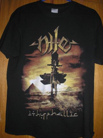 Daiktas Death metal grupės Nile marškinėliai