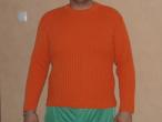 Daiktas Oranžinis vyriškas megztinis XL dydis