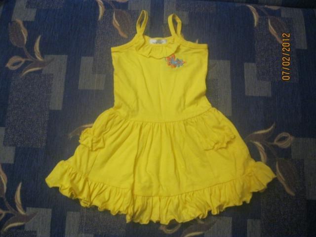 Daiktas Geltona suknyte mergaitei