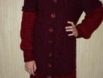 Daiktas Rankų darbo, megztas paltukas 140-146 ūgiui (kaina su siuntimu)