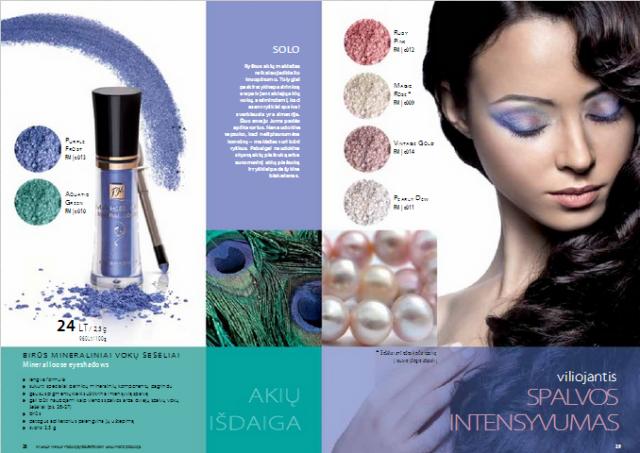 Daiktas Birūs mineraliniai vokų šešėliai