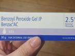 Daiktas Benzoyl peroxide gelis (Duac)