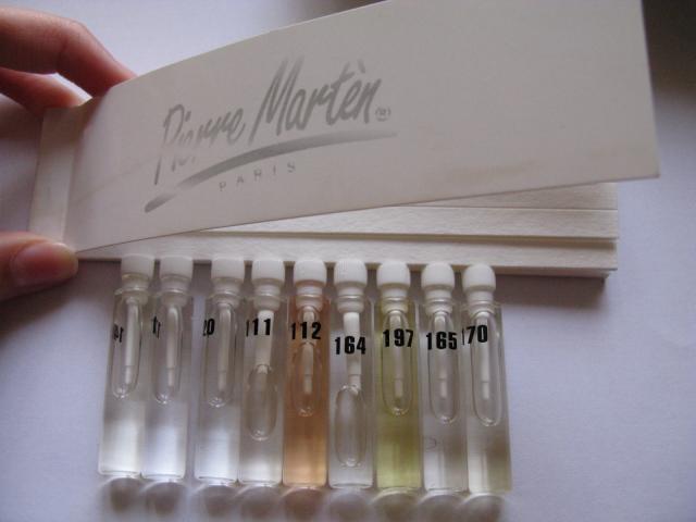 Daiktas kvepalu pierre marten meginukai su spec. juostelems uostymui