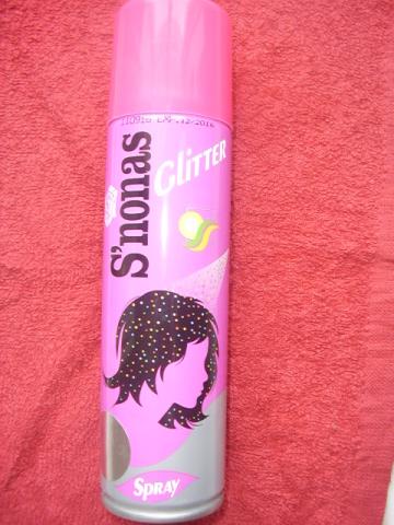 Daiktas plauku  lakas su blizguciais