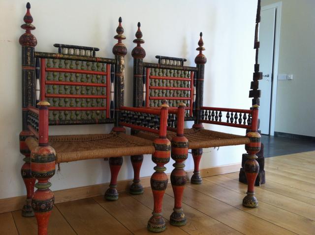 Daiktas fantastiskos marokietiskos ranku darbo kedes 2 vnt