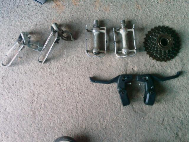 Daiktas Dviraciu dalys