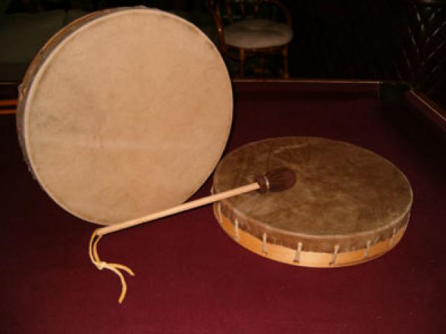 Daiktas Frame Drum (šamaniškas būgnas)