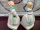 Dvi porinės fajansinės susiglaudžiančios statulėlės Berniukas ir Mergaitė.  Kaunas - parduoda, keičia (2)
