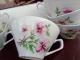 Šeši lenkiški porcelianiniai puodeliai su gėlytėm.  Kaunas - parduoda, keičia (3)