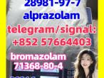 Daiktas 28981-97-7 Alprazolam 99% Purity 71368-80-4 Bromazolam factory price