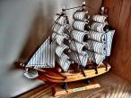 Daiktas suvenyras laivas