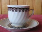 Daiktas Porcelianinis puodelis su lėkštele