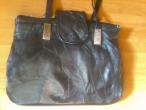 Daiktas Odinėn juoda rankinė