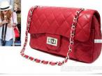 Daiktas Raudona chanel stiliaus rankinė