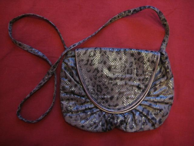 Daiktas Leopardo rašto pilkas rankinukas 