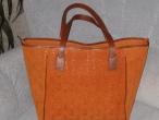 Daiktas Oranžinė su rudu rankinė