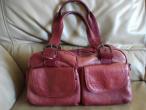 Daiktas Odinė raudona rankinė