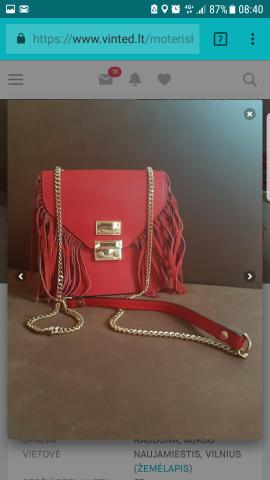 Daiktas Raudona rankinė7
