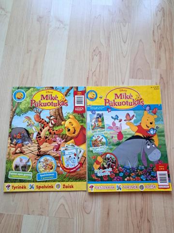 Daiktas žurnalai Mikė Pūkuotukas 1,50€