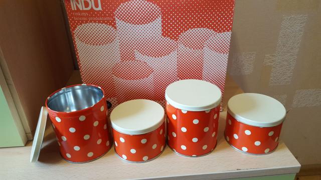 Daiktas Indų rinkinys biriems produktams 12 vnt.