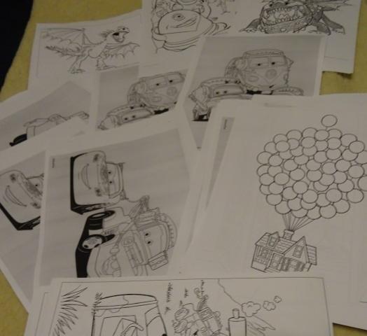 Daiktas Paveikslėliai spalvinimui