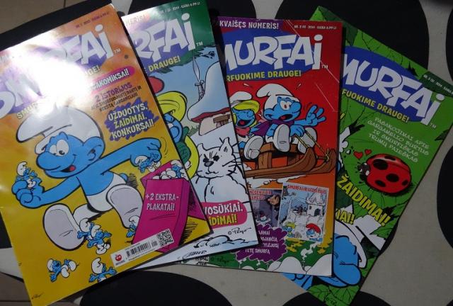 Daiktas Smurfai. Žurnalai vaikams
